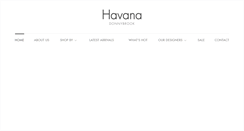 Desktop Screenshot of havanaboutique.ie